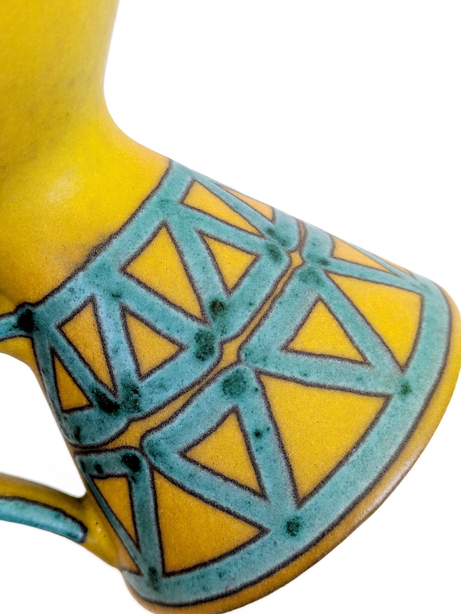 Bougeoir Céramique Ceramano | Poterie Ouest Allemande Années 60