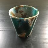 Green flamed Basque pot