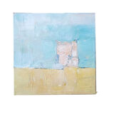 Modern painting - abstract Mediterranean landscape