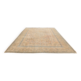 10X12 Soft Gold Large Handmade Persian Rug, 298x354 Cm