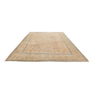 10X12 Soft Gold Large Handmade Persian Rug, 298x354 Cm