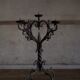 Wrought iron chandelier