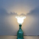 Antique glass table lamp