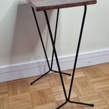 Vintage harness in metal and veneer wood