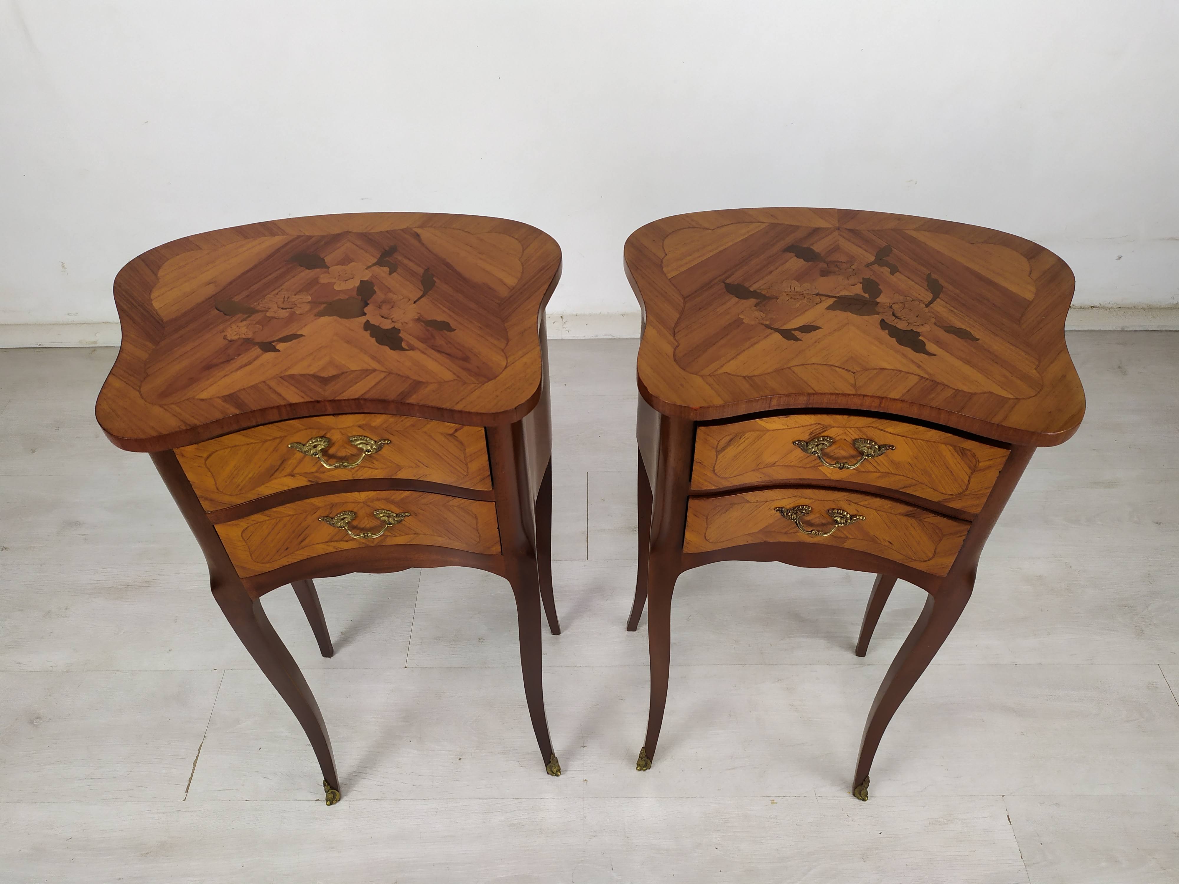 Pair of Louis XV bedside tables