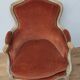 Louis XV style shepherdess armchair