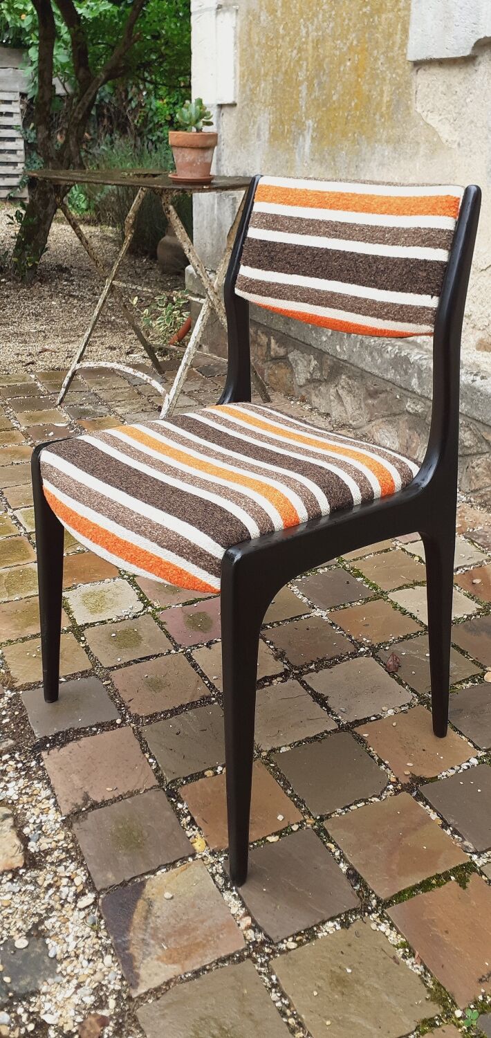 6 vintage Scandinavian chairs year 70