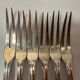 6 Cristofle snail forks