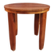Art Deco side table in solid walnut