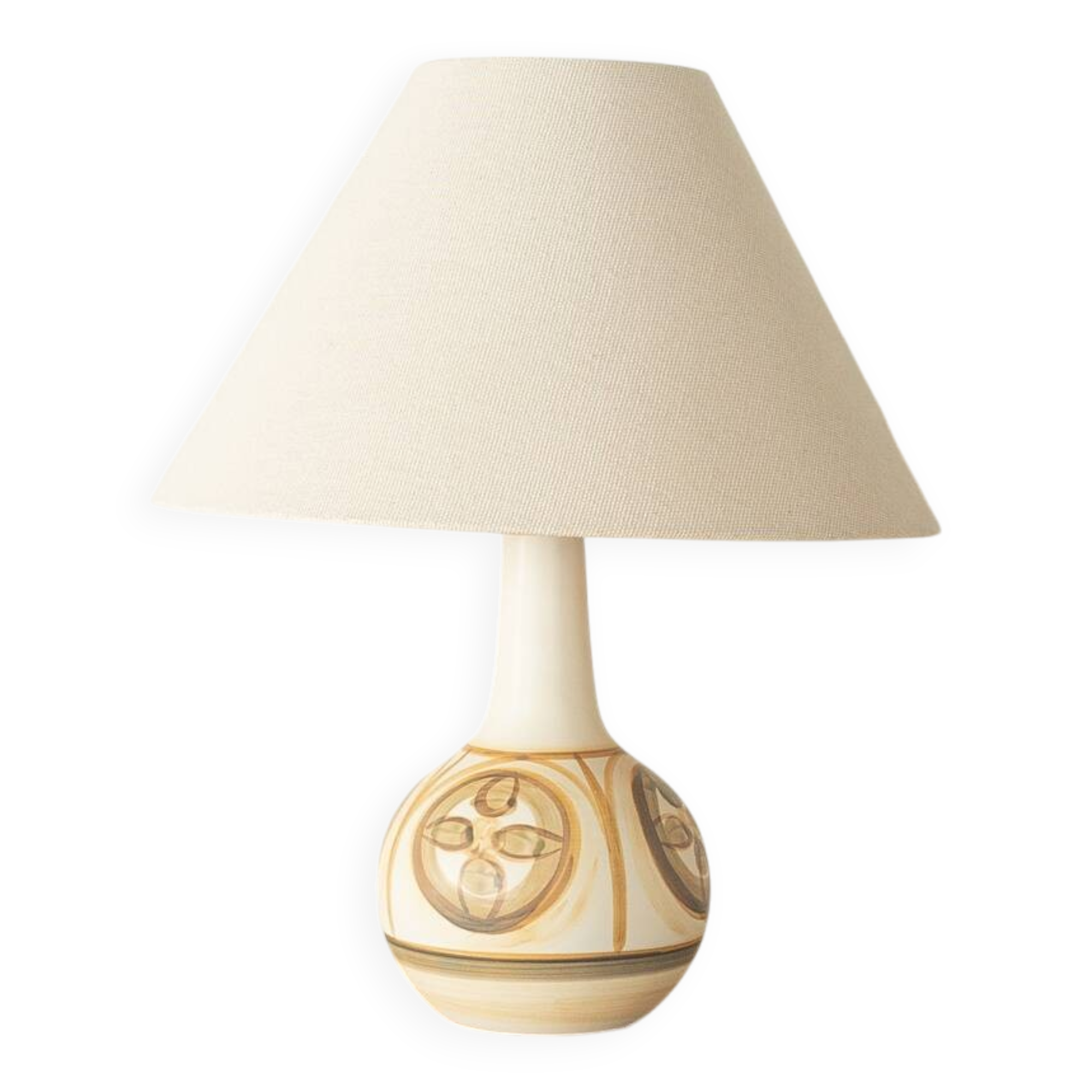 Lampe de table Erika des années 1970 par Noomi Backhausen & Poul Brandborg pour Søholm Stentøj