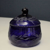 A great, Cobalt, English Bombonier