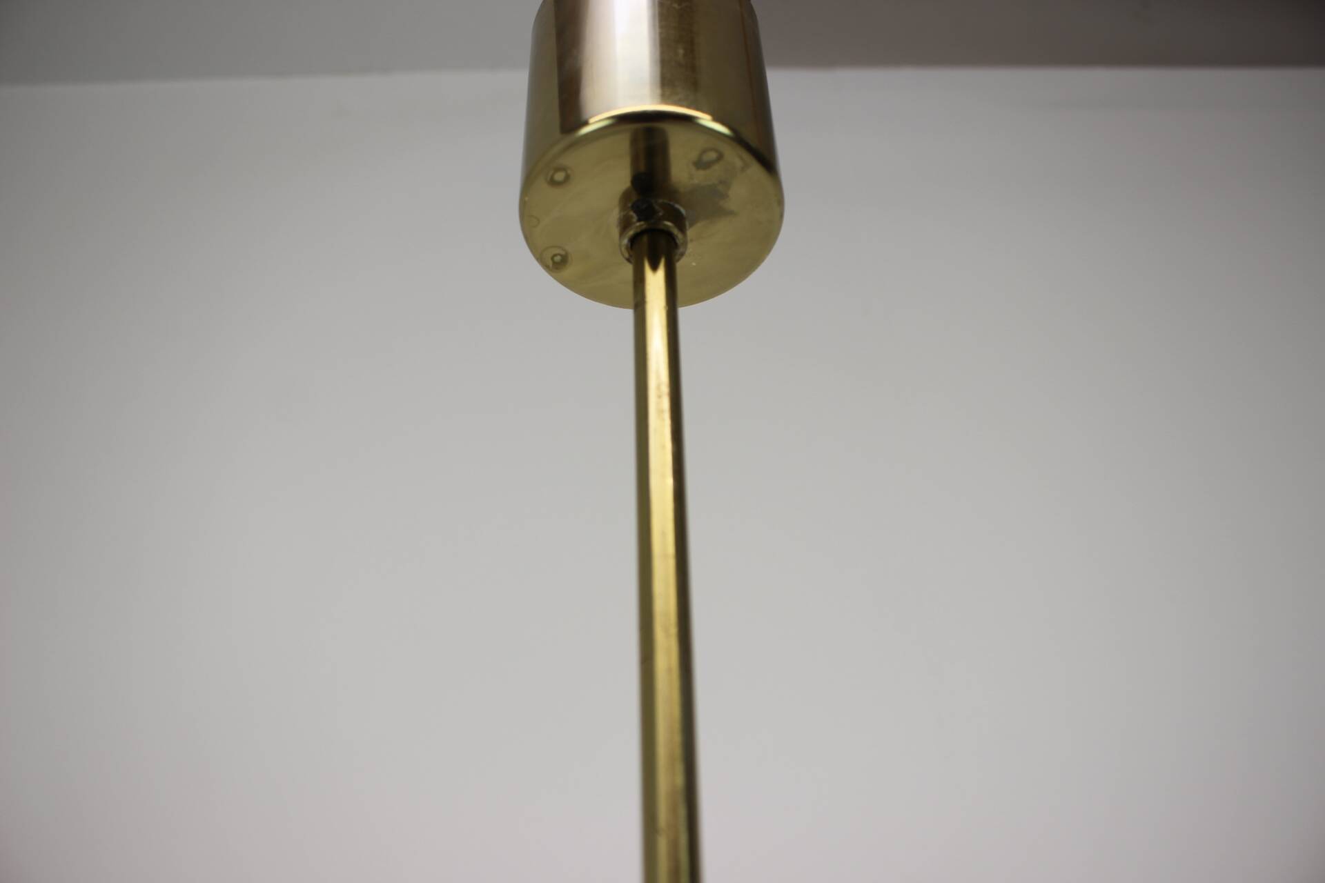 Art Deco All Glass Chandelier by Kamenicky Senov, 1960's, Czechoslovakia