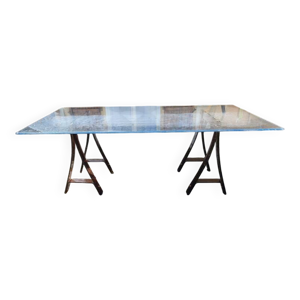 Table vintage plateau - plastique