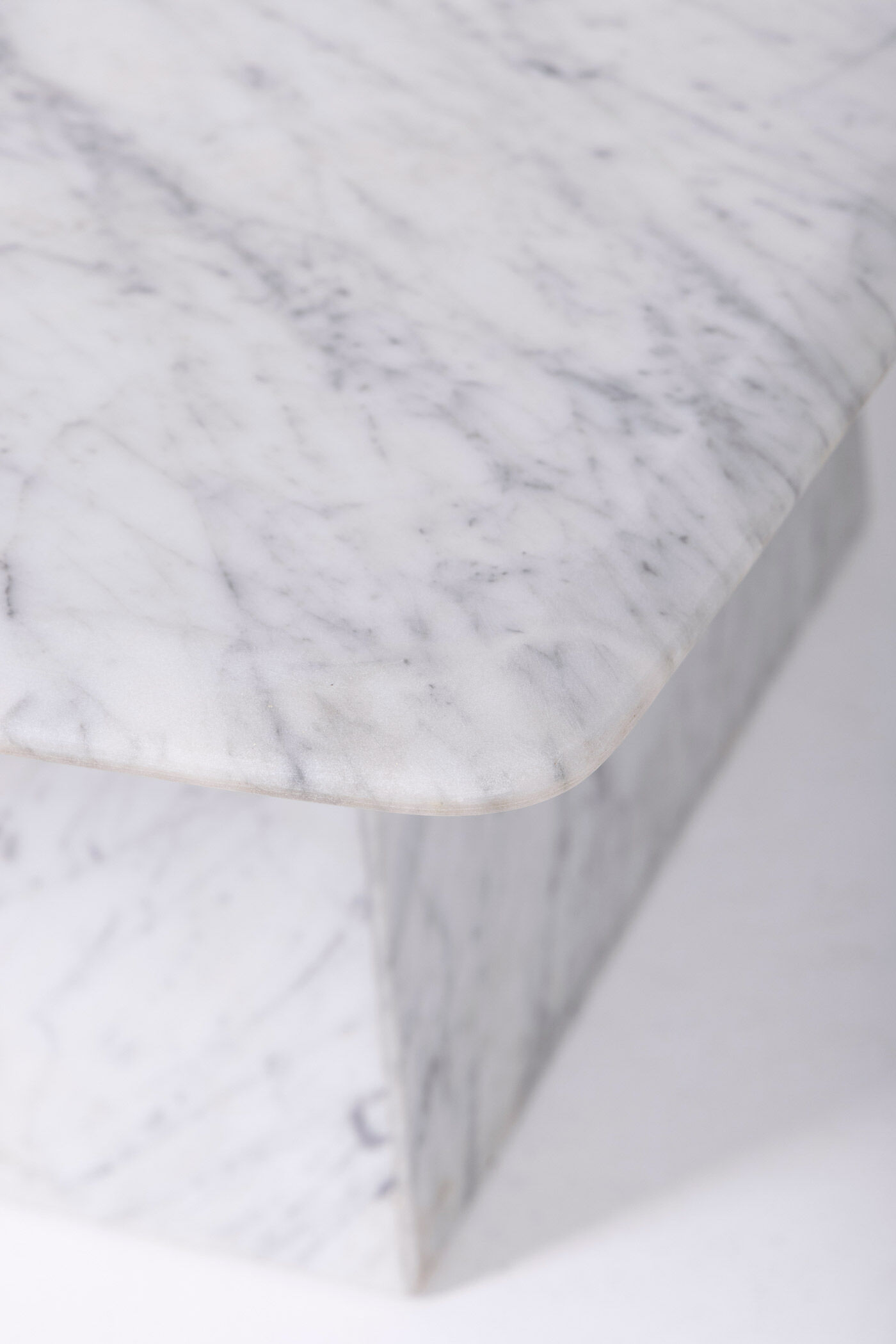 Rectangular marble coffee table