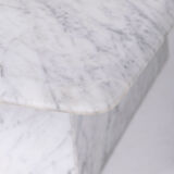 Rectangular marble coffee table