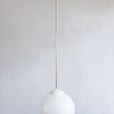 White Bakelite Czechoslovak Hanging Lamp, 1970s