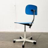 Mid-century Danish architect swivel office chair by Jørgen Rasmussen for Kevi, 1960s.