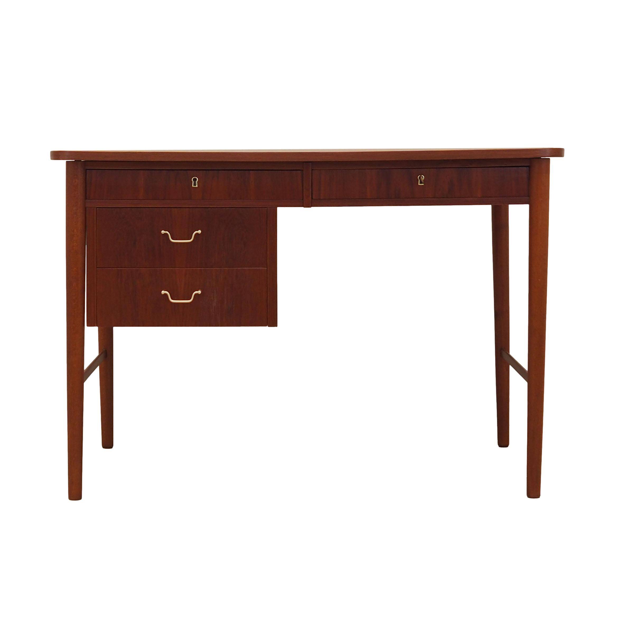 Bureau danois en teck, années 1960