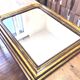 Old large Louis Phillipe mirror, gilded with gold leaf - Emilien"