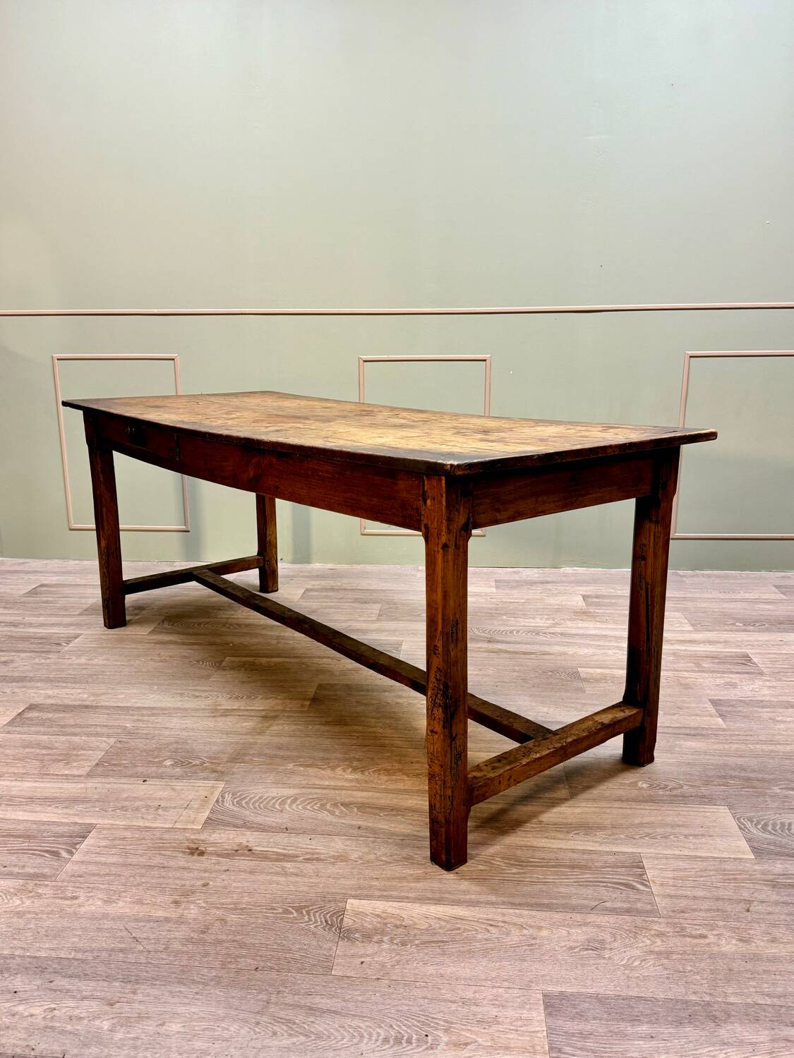 Farm Table In Natural Wood From The 18th Century