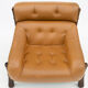 Mid-century leather lounge chair