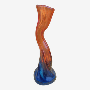 Vintage blown glass vase