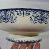 Old salad bowl Boulenger Choisy Le Roi earthenware art Moustiers