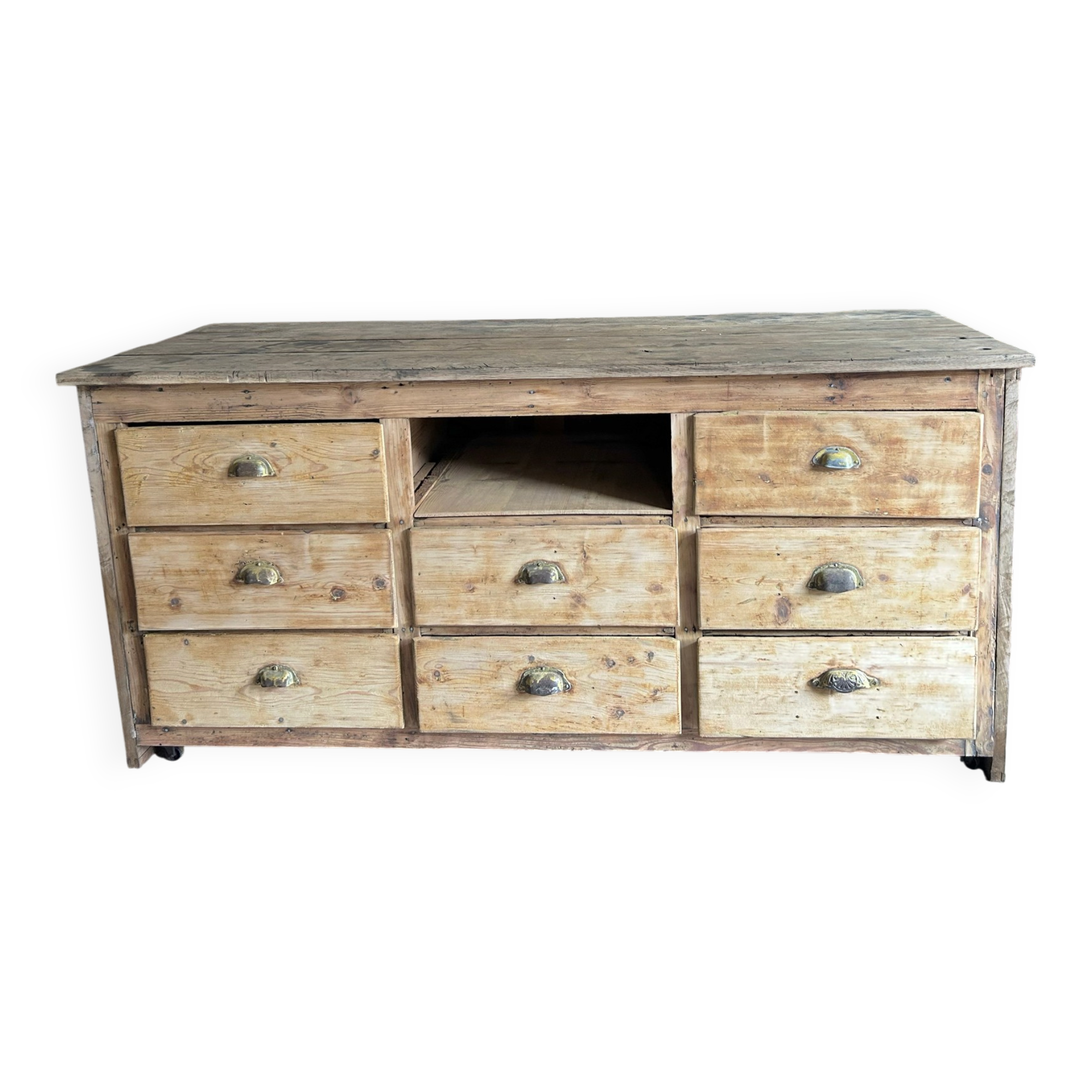 Ancien meuble de métier, comptoir