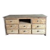 Old workshop furniture, counter
