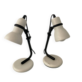 Pair of articulated desk lamps from the 70s-80s.