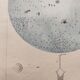 Old engraving from 1838 - Sky and universe - Original astronomical board