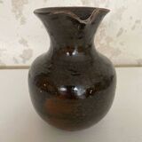Handmade ceramic pitcher