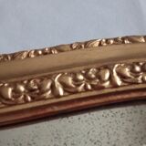 Old gilded wooden mirror