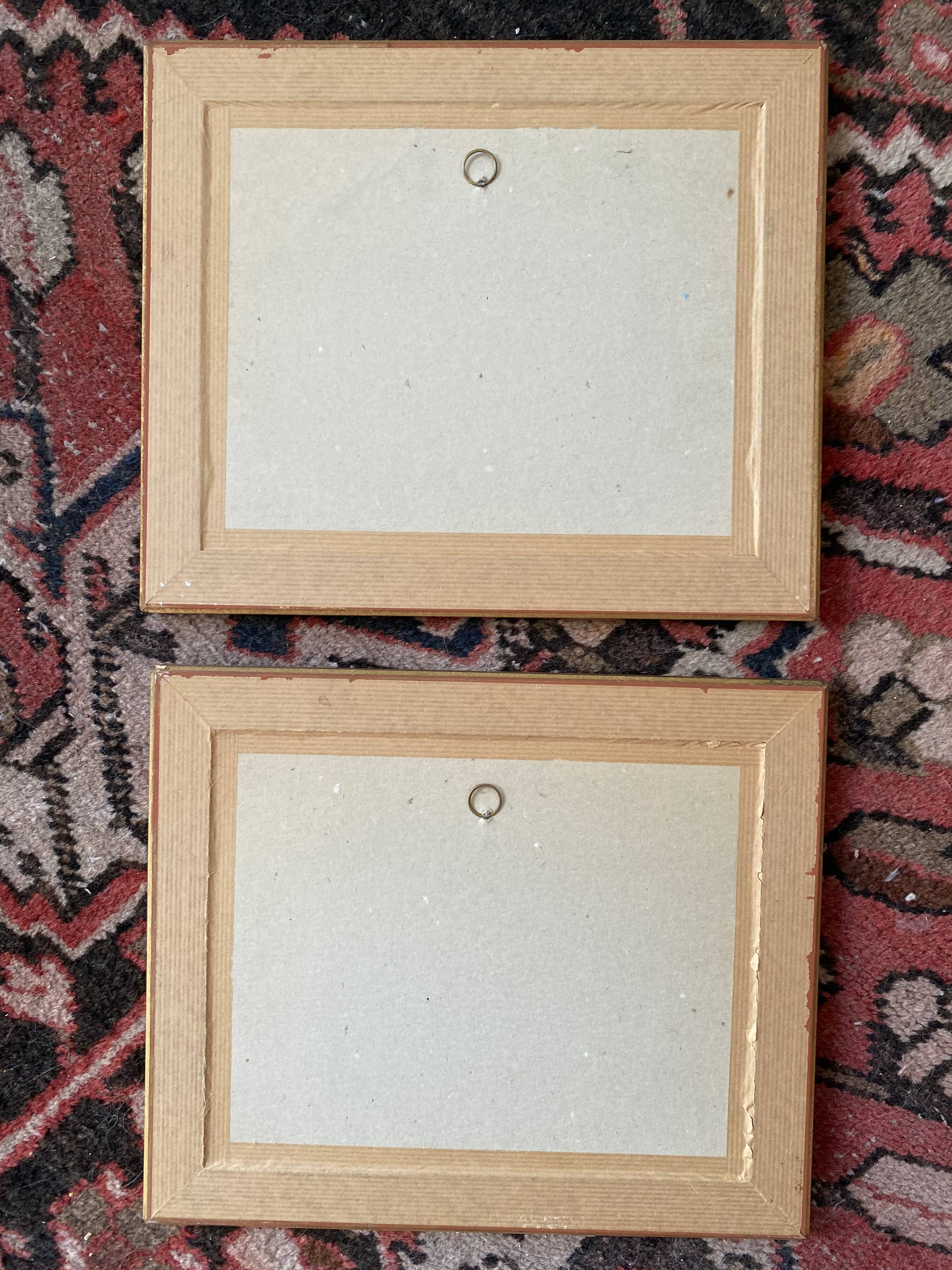 Two Japanese prints reproductions on paper 70s