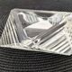 Ashtray pocket tray faceted glass Murano Midcentury style