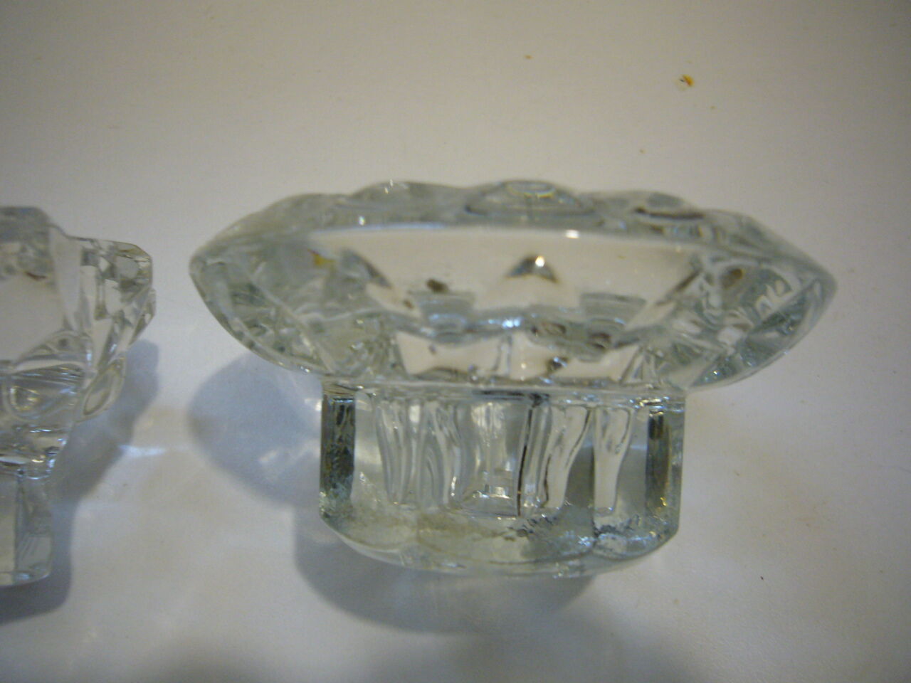 Pair of candlesticks in Crystal