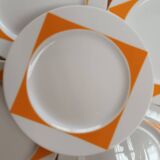 5 Guy Degrenne dessert plates