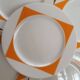 5 Guy Degrenne dessert plates