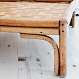 Table basse en rotin
