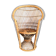 Emmanuelle armchair in doll rattan 48 cm