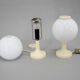 Ensemble de deux lampes de table, Tchécoslovaquie, années 1970