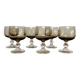 6 smoked liqueur glasses
