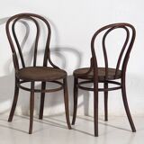 Anciennes chaises Thonet n°18 (c.1920). Ensemble de 4 pièces #11