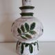 Lamp base with incised decoration