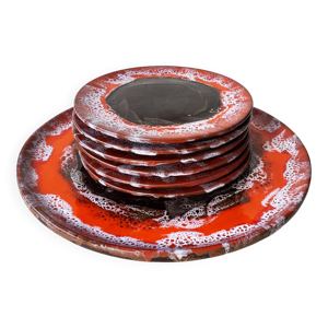 service à dessert en