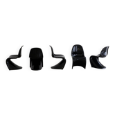 Panton chairs by Verner Panton for Herman Miller / Fehlbaum, 1971