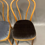 Set of 8 bistro chairs 1950