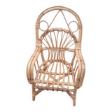 Fauteuil enfant en rotin