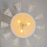 Venetian Art Deco chandelier made of Murano glass circa 1930