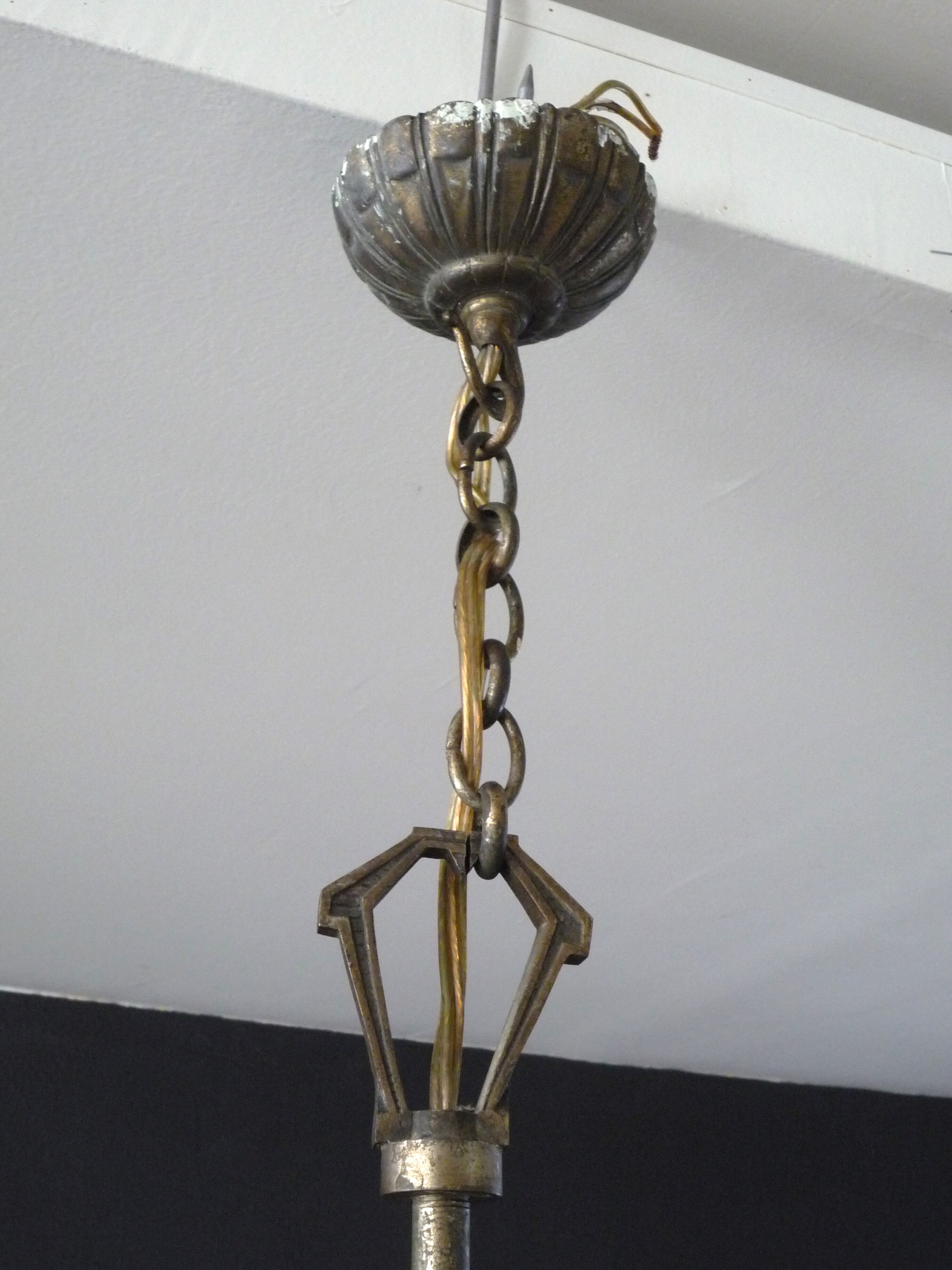 Lustre art deco Val saint Lambert